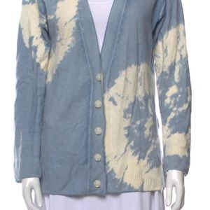 All Saints tie dye button down cardigan